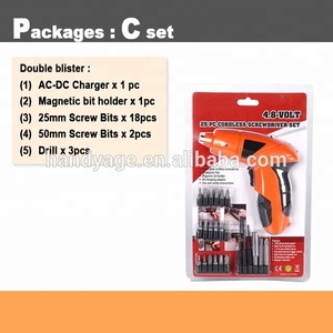 Juego de destornilladores inalámbricos DIY, fácil acceso (ET0400-009) - Product Image 4