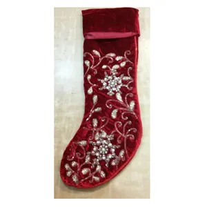 Christmas Hanging Embroidery Stocking Manufacturers