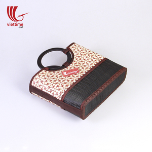 Bolso de bambú tejido para mujer, hecho a mano, de compras - Product Image 4