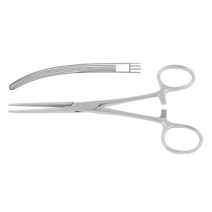 คีมหลอดเลือดแดงเบนบริดจ์ตรงและโค้ง15ซม. 18ซม. เหล็กกล้าเยอรมัน Mahersi - Product Image 1