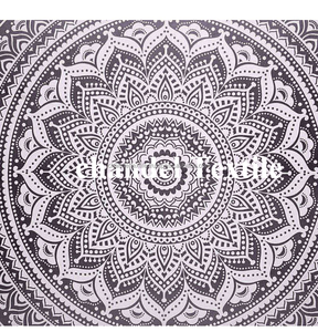 Ombre indio Mandala impreso colcha tapiz Hippie bohemio colgante de pared para el hogar arte decorativo cama tapices - Product Image 3