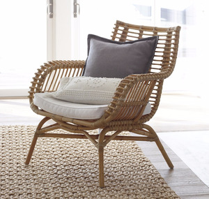 <b>Vintage</b> Basket Rattan <b>Chair</b> - Product Image 4