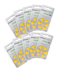 Piles auditives Ric sans mercure, taille 312, marque Power One, paquet de 60, pour la plupart des appareils auditifs, les appareils auditifs les plus recherchés - Product Image 5