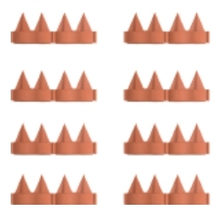 Easy to Install Flexible Joints Terracotta Artificial Edge <b>Garden</b> Fence <b>Edging</b> Lawn Border - Product Image 2