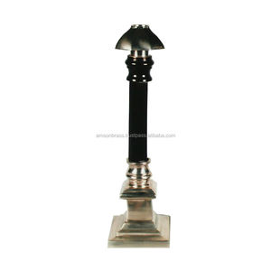 SILVER SHINY FINISHES COLORFUL CRYSTAL DECORATIVE HANGING CANDLE STAND Tapered Candle <b>Holders</b> Gold <b>Candlestick</b> <b>Holders</b> - Product Image 4