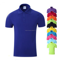 Nouveau design de t-shirt de golf pour hommes, 100% coton tricoté, manches courtes, coupe classique