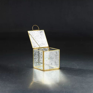 Boîte en verre décorative de bijoux d'hexagone/nouvelle boîte en verre de stockage de conception avec la couleur et les tailles adaptées aux besoins du client - Product Image 5