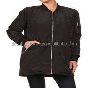 Blousons aviateur allongés sur mesure pour hommes / Blousons streetwear pour hommes - Product Image 1