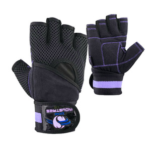 Guantes de gimnasio de material de cuero original antideslizante de alta calidad de Saar Industries, guantes de levantamiento de pesas resistentes para hombres y mujeres - Product Image 3