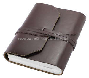 สมุดร่างขนาดพกพาสมุดโน๊ตและไดอารีทำด้วยมือหนังสไตล์วินเทจสำหรับการคัดลายมือและมอบของขวัญ A5 - Product Image 3