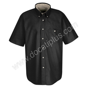 Wholesale solid color 100% cotton <b>men</b> business dress <b>shirt</b> - Product Image 1