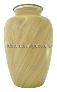 Urna de cremación de latón para adultos de Brassworld India Suministros funerarios de alta calidad - Product Image 5
