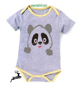 eco dyed organic bamboo short Sleeve Printed Newborn Boy blank baby Romper santa romper baby kids x mas romper 2019 Christmas - Product Image 2