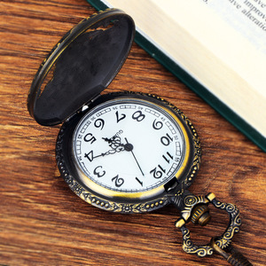 <span class=keywords><strong>Orologi</strong></span> da Tasca Vintage in Bronzo Anticato con Design Traforato per Uomo e Donna - Product Image 3