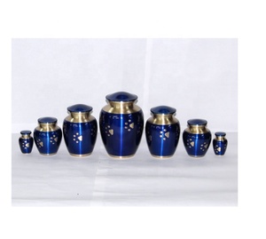 ร้อนขายราคาถูก Designer Blue Pet Cremation Urns - Product Image 4