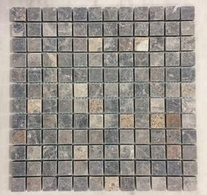 Carreaux de mosaïque en marbre multicolores traditionnels modernes 30X30MM carré bleu 10mm d'épaisseur garantie de 3 ans murs intérieurs piscines - Product Image 1