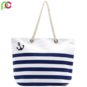 2025 bolsas de lona de algodón con logotipo personalizado de alta calidad con asa de cuerda larga bolsa de lona en blanco de playa promocional para ir de compras - Product Image 3