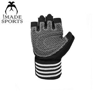 Guantes de medio dedo para levantamiento de pesas, fitness, deportes y gimnasio para hombres - Product Image 1