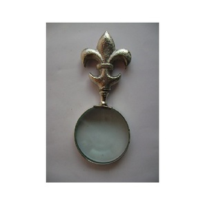 Loupe dôme Portable poignée métallique, outil de lecture Vintage haut de gamme 1 pièce - Product Image 1