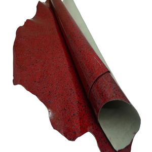 Aerosmooth Red Grain Pattern Goat Leather for <b>Shoe</b> <b>Upper</b> Finished Type - Product Image 1