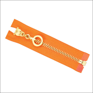 Vente en gros de fermeture automatique fermeture à glissière en métal recyclé à extrémité ouverte pour veste en cuir - Product Image 5