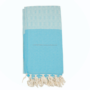 Kasikci Pestemal Serviettes Turques Hammam Serviette Turquie Vente en Gros-Plage Couverture & Serviette/TURKUAZ Collection Classique - Product Image 3