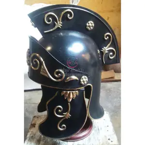 Armatura medievale casco romano armatura 18g acciaio Halloween romano casco ufficiale romano Centurion Historical Helmet