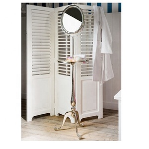 Support de miroir métallique, miroir de maquillage, miroir - Product Image 1