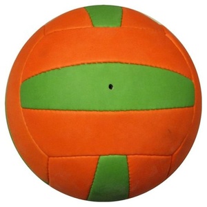 Ballon de volley-ball de taille officielle 5, de haute qualité, couleur orange et verte, impression personnalisée - Product Image 2