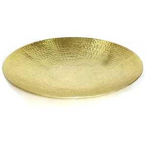 Plateau de service en cuivre brillant martelé au Design populaire - Product Image 5