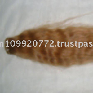 Extensiones de cabello humano natural a granel de calidad superior de South Indian Factory Temple Human Hairs. Cutícula alaigned pelos Remy indios - Product Image 4