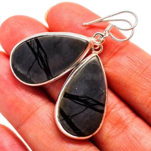 Latest 925 Sterling <b>Silver</b> Pear Cut Bezel Setting Picasso Jasper 925 Sterling <b>Silver</b> <b>Earrings</b> Handmade Drop <b>Earrings</b> Jewelry - Product Image 1