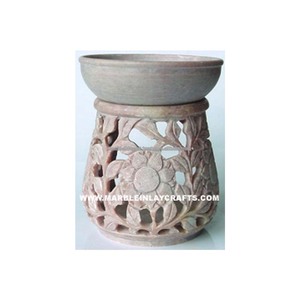Soapstone Aroma Decorative Handmade Lamps - Product Image 1