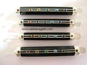Bâton de Guérison en Gros: Bâton de Guérison pour Chakra Tourmaline Noire - Product Image 2