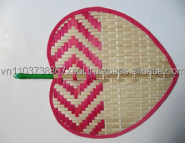 Éventail à main en bambou/Palm hanfan Ms.Holiday - Product Image 4