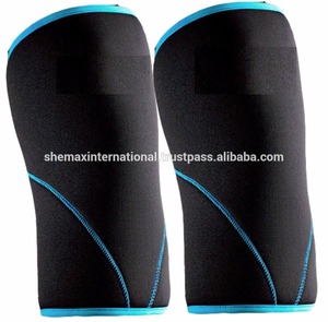 Shemax 2024 OEM Neoprene แขนเข่าแฟชั่นใหม่คู่บนอุปกรณ์พยุงสะบ้าป้องกันสำหรับ Powerlifting ยกน้ำหนัก - Product Image 2