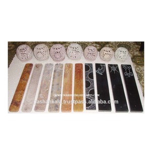 Porte-encens en pierre de savon, Porte-bougie en pierre de savon - Product Image 1