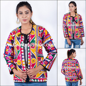 Kutch vintage Banjara chaqueta-chaqueta indio bordado Boho chaqueta-chaqueta mujer chaqueta de moda-Kutch personalizado chaqueta-Chaqueta de Indo occidental - Product Image 2