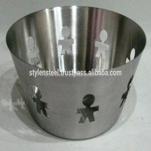 ตะกร้าสเตนเลสสำหรับตกแต่งบ้านไร่ตะกร้าใส่ขนมปังผัก - Product Image 5