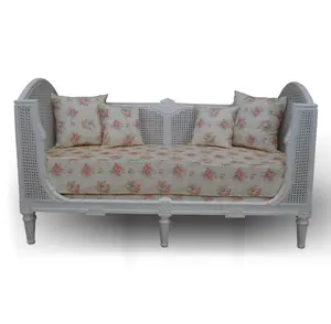 Ротанговая французская мебель, диван для гостиной-классическая скамейка из красного дерева, наборы диванов для гостиной