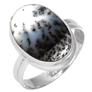Anillo de ágata dendrítica Oval Redondo Pera cuadrado Fancy Rectángulo Mezcla Forma Piedra preciosa natural Cabujón Plata de Ley 925 - Product Image 2