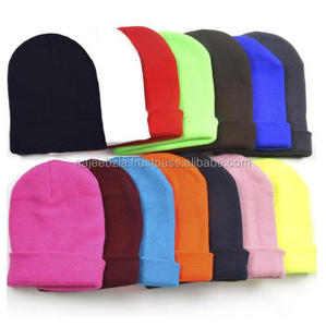 Mezcla acrílica Slouchy Cuff Woven Label Ski Cap Skull Knit Winter Hat Custom Beanie sombreros hombres mujeres niños tamaños disponibles - Product Image 6