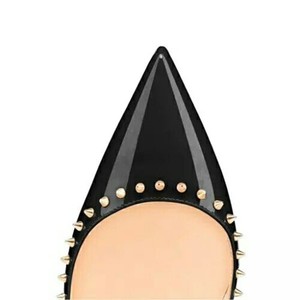 Personalizzare 12cm 10cm 8 cm Sexy nero Nude <span class=keywords><strong>con</strong></span> punta a punta <span class=keywords><strong>donna</strong></span> pump <span class=keywords><strong>scarpe</strong></span> <span class=keywords><strong>con</strong></span> tacchi alti - Product Image 6