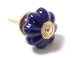 Perilla de manija de puerta de cerámica de OMG Industries, muebles decorativos para el hogar para dormitorio, cocina, tocador, cajón, armario, para hoteles - Product Image 1