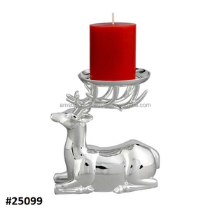 BOUGIE DESIGN RENNE EN MÉTAL DESIGN TRADITIONNEL DÉCORATION INTÉRIEURE DE NOËL - Product Image 3