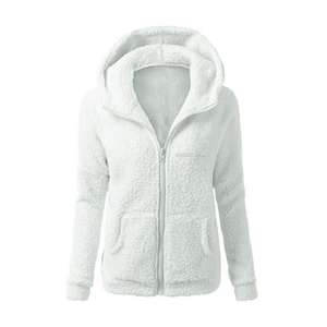 Veste d'hiver en molleton à capuche serré pour femme, courte, vêtement chaud, nouvelle collection - Product Image 3