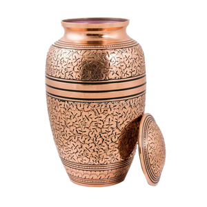 Urna Funeraria de Latón con Grabado de Rosa, Urna de Cremación, Urna Funeraria de Metal, Urna de Cremación Hecha a Mano - Product Image 5