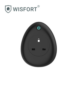 Wifi App Control de comando de voz Alexa Wifi enchufe para Reino Unido Control remoto estándar de casa inteligente macho - Product Image 3