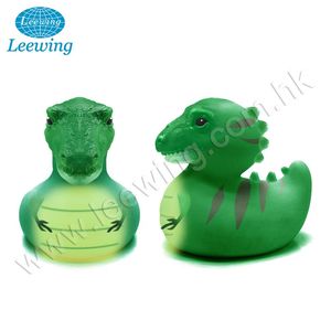 Bán Hot Quà KhuyếN MạI Độc Đáo Item Thân Thiện Với Môi Nhựa PVC Vinyl Biểu Tượng Tùy Chỉnh In Màu Xanh Aqua Dragon Khủng Long Cao Su Vịt - Product Image 6