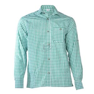 Otoberfest Bavrian Hommes Coton Polyester Chemise à Carreaux Coton Brossé Marque À Manches Longues Casual Top Chemise Traditionnelle Allemande) 2024 - Product Image 1